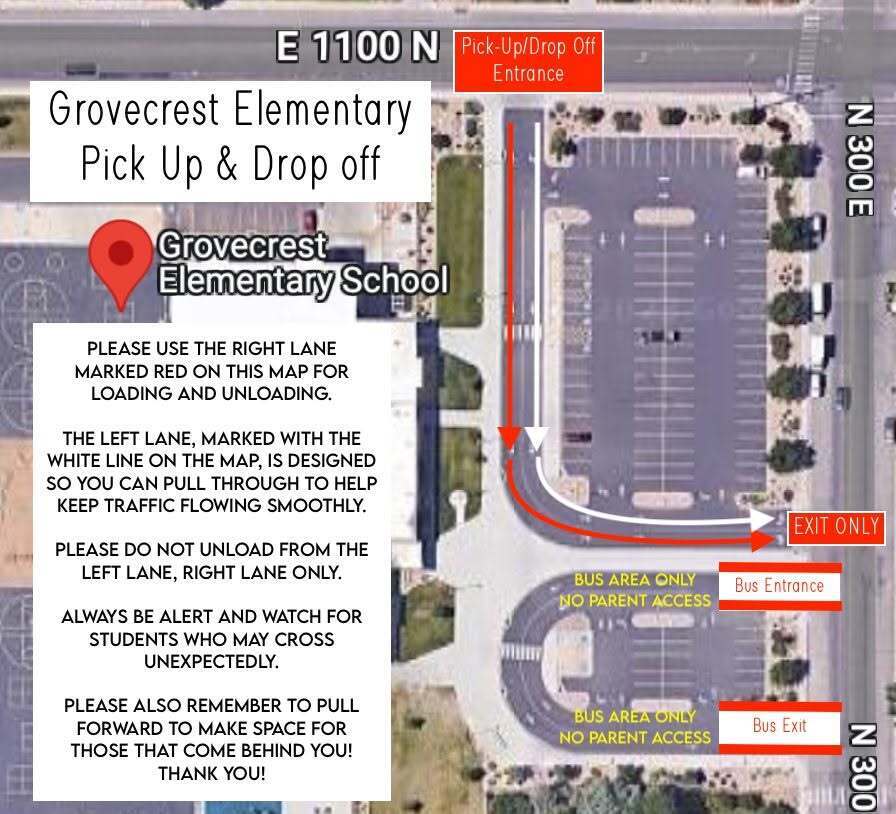 Pick up and Drop off Routes 
