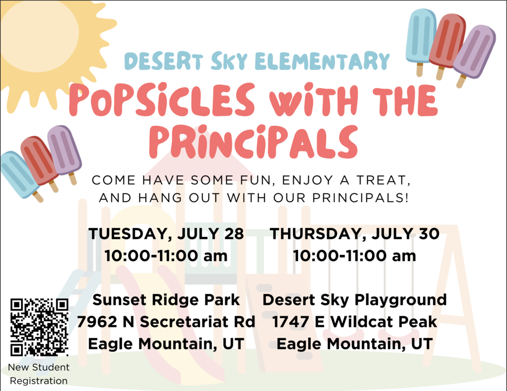 Popsicles with the principals