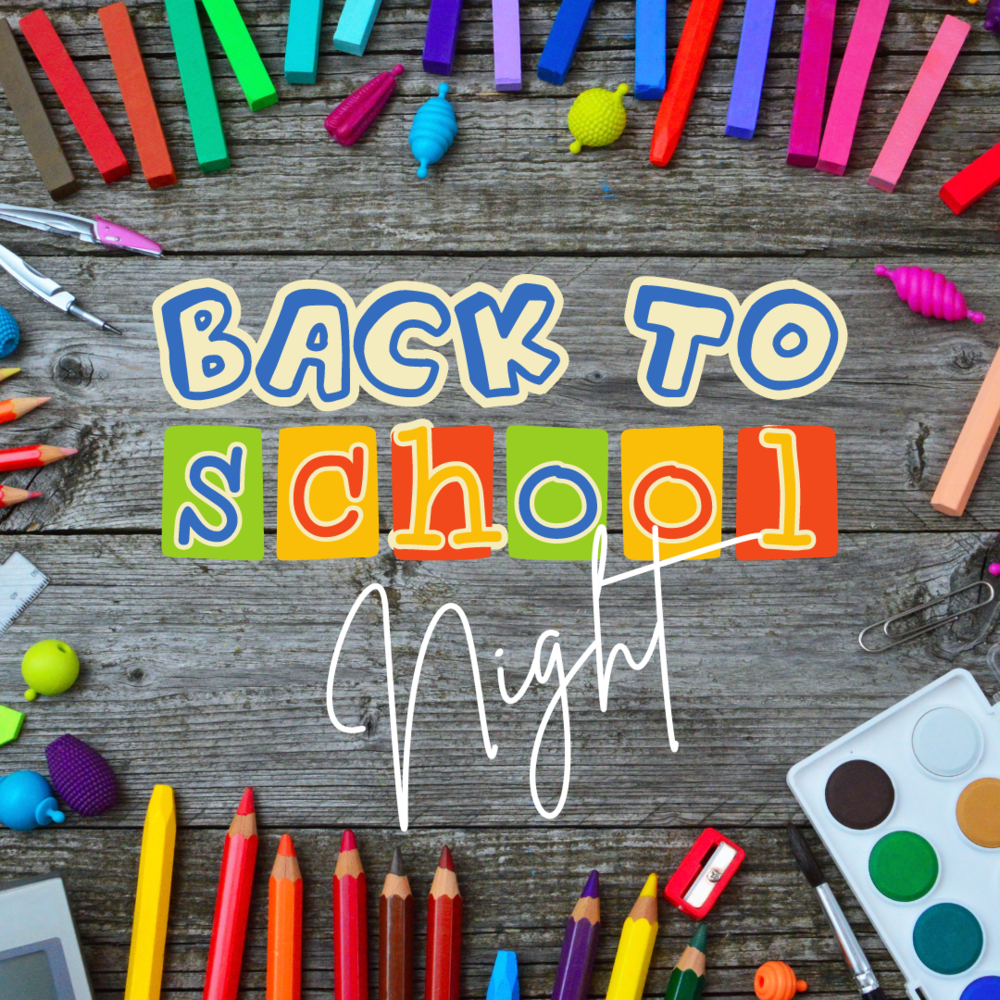 Back to School night Flyer
