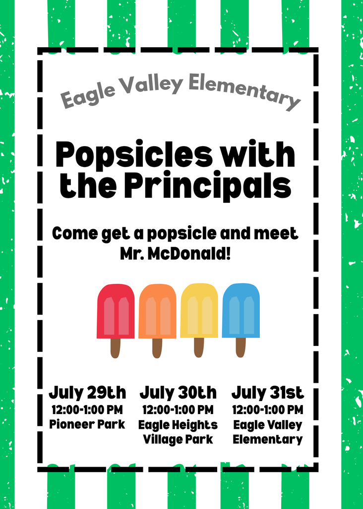 Popsicles with Principals