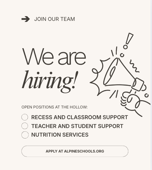 We are hiring