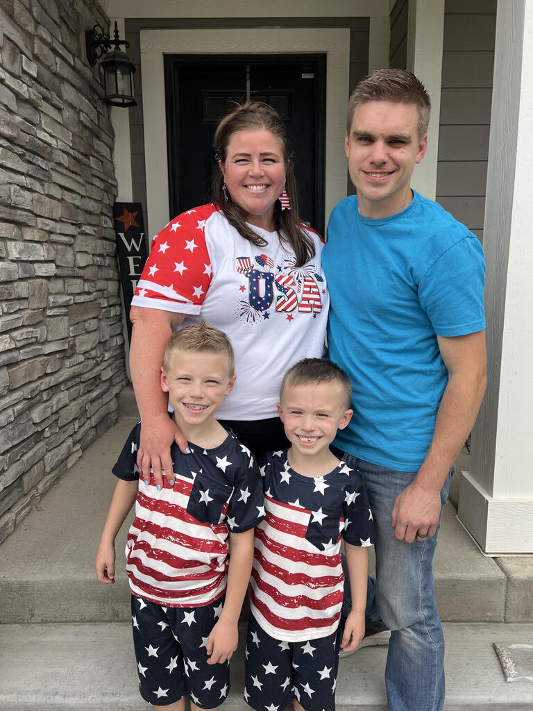 Mrs. Faulkner and her family