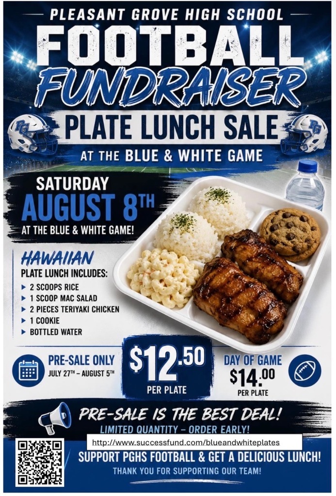 Football Blue and white fundraiser