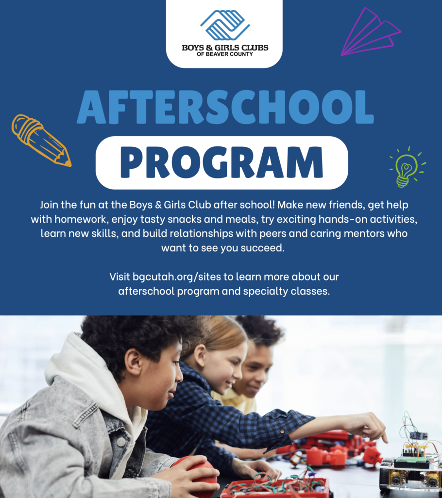 after school program, make new friends, get help with homework, enjoy tasty snacks and meals, try exciting activities, learn new skills, and build relationships