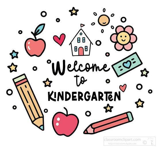 Kindergarten Open House 2:30-4:30 August 25th