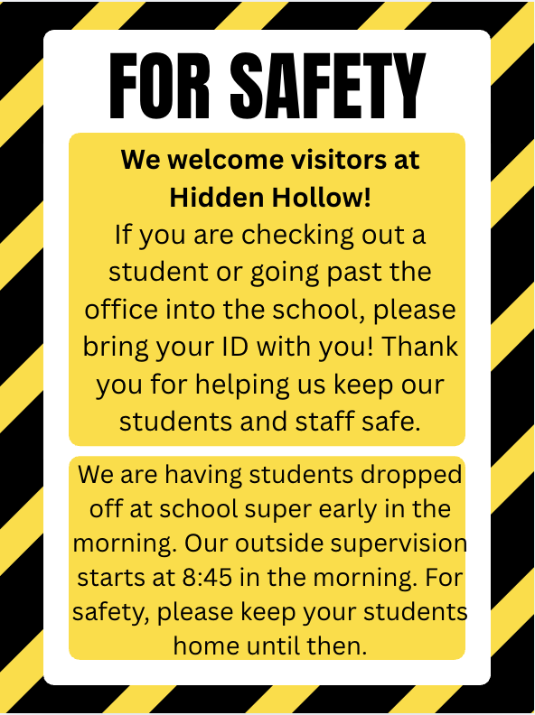 Safety Reminder