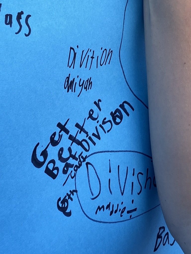 Get better at division" and "divishon" and "divition"-amiyah