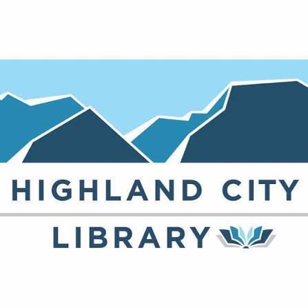 Highland city library logo