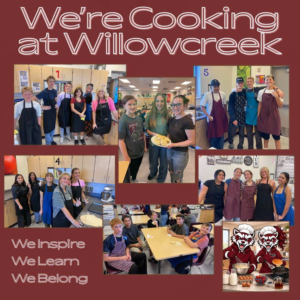 Students cooking
