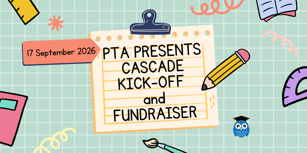 pta cascade kickoff and fundraiser