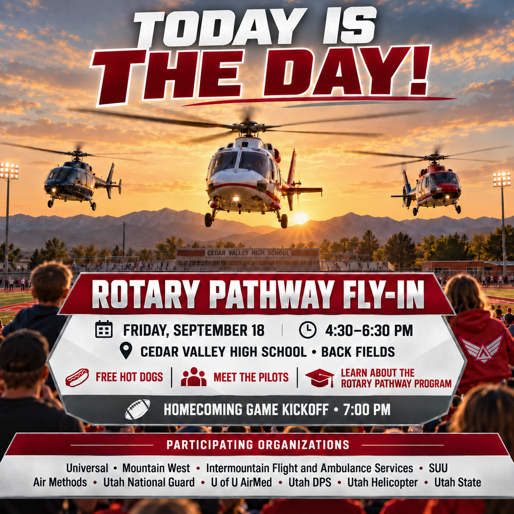 Rotary Pathway Fly-in today