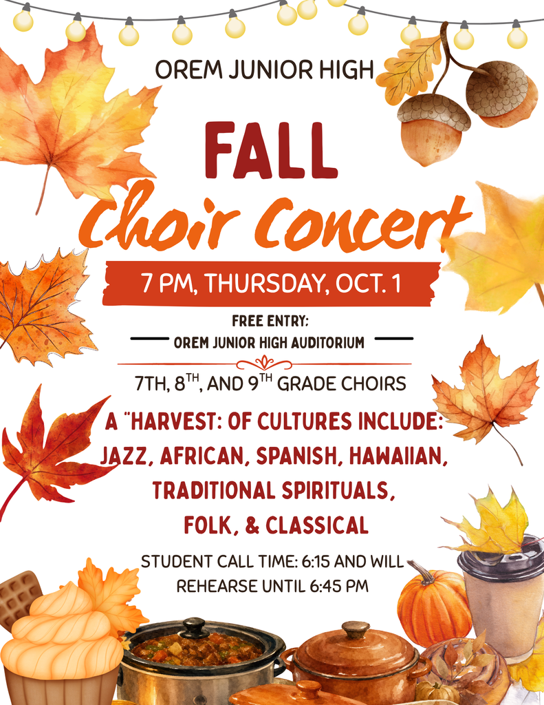 Fall Choir Concert