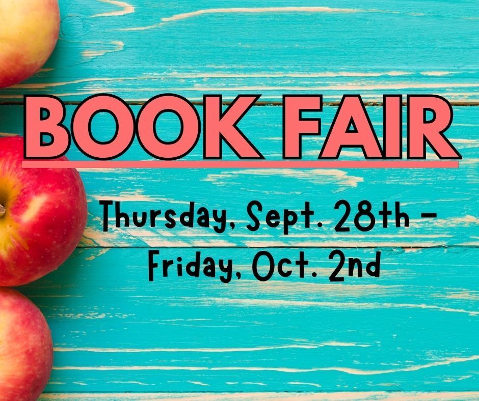 Book Fair Sept. 28-Oct. 2