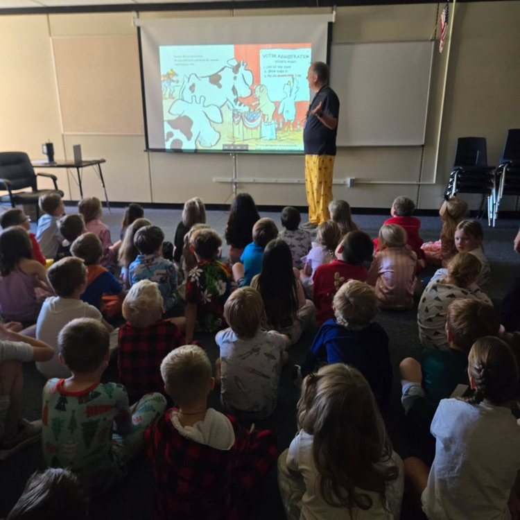 kids reading at the read-a-thon