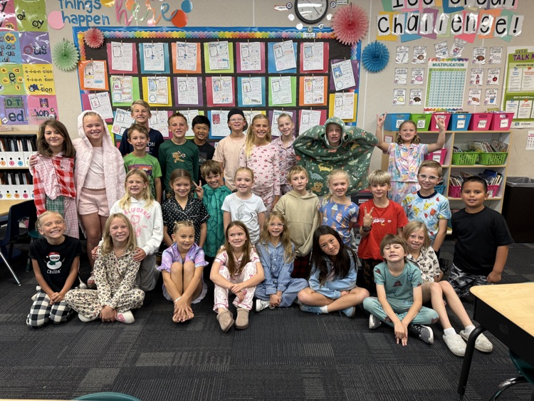 3rd Graders Pajama Day