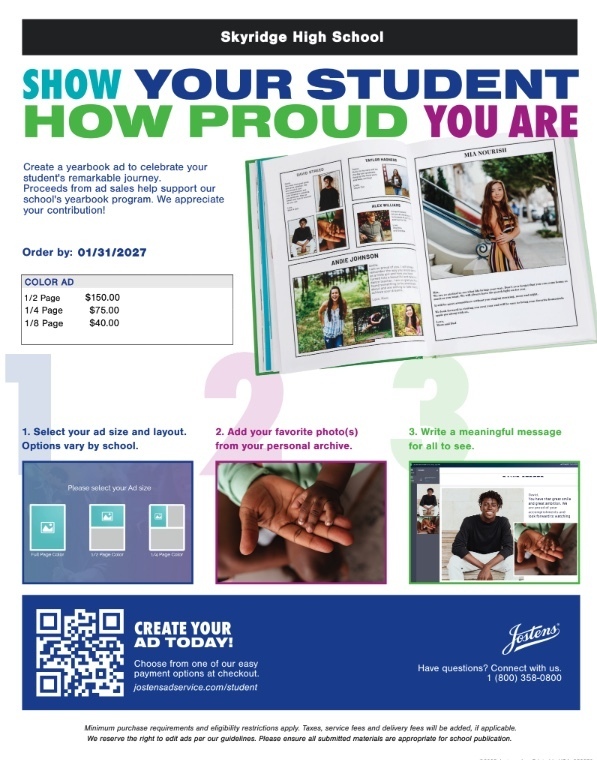 yearbook with ads