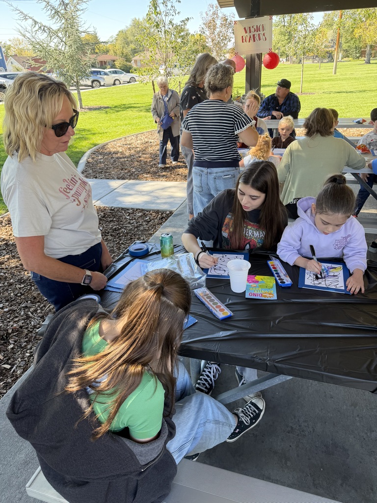 visiting and painting