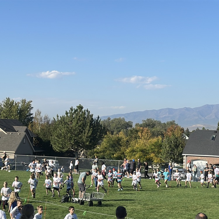 students participating in hawk walk 