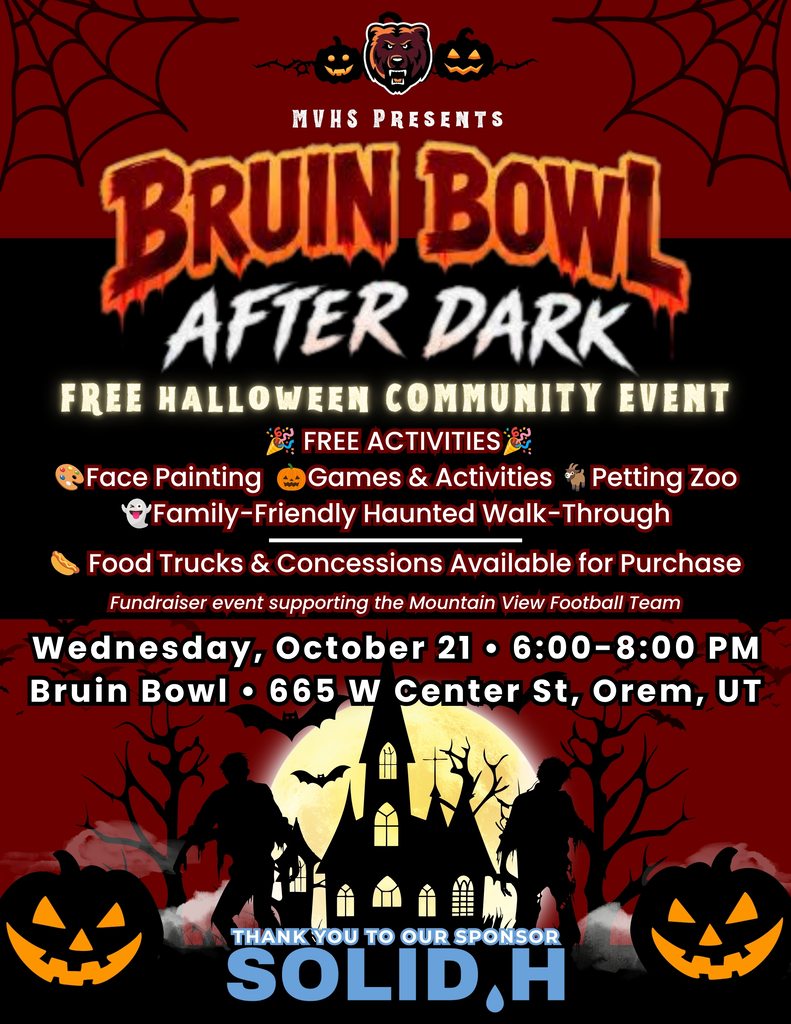 Bruin Bowl After Dark Oct. 21st 6:00-8:00