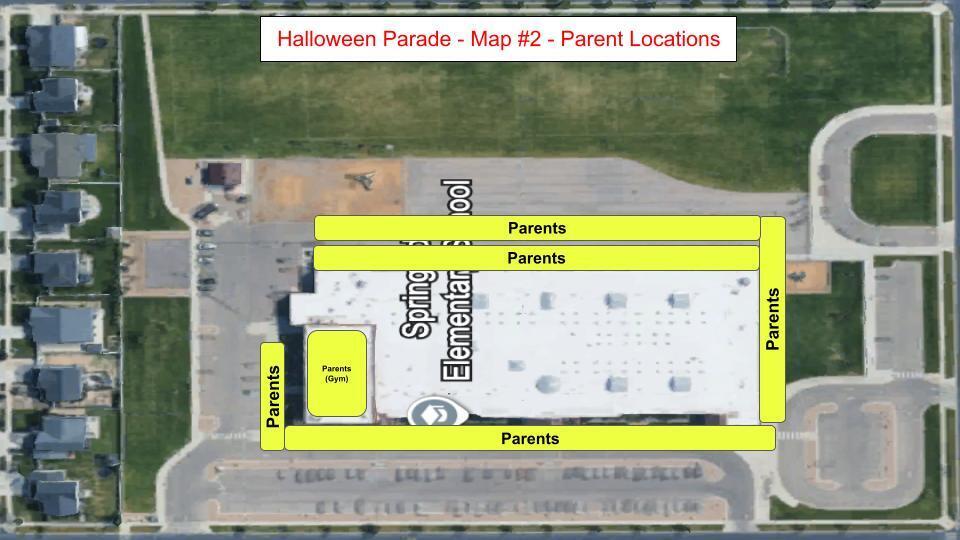 Springside Halloween Parade Map2
