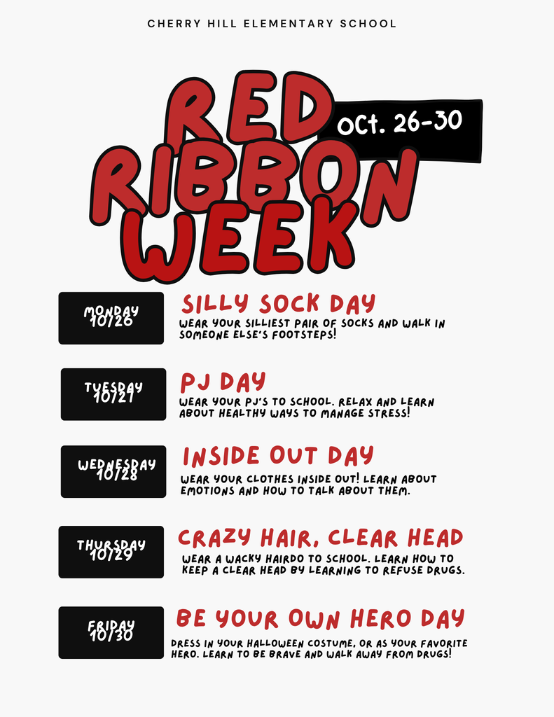 Red Ribbon Week is Oct 26-30