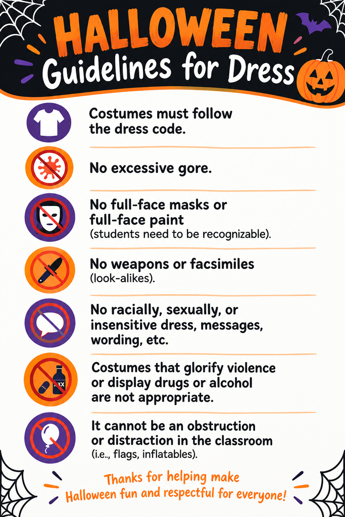 Halloween guidelines