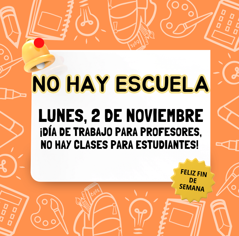 No school - Nov 2nd