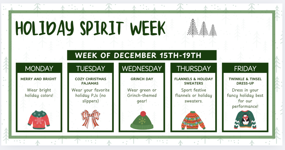 Holiday Spirit Week