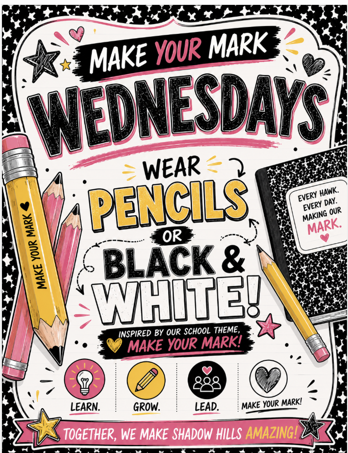 Wednesday Dress Up Days
