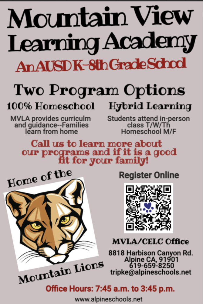 MVLA 2 program options
