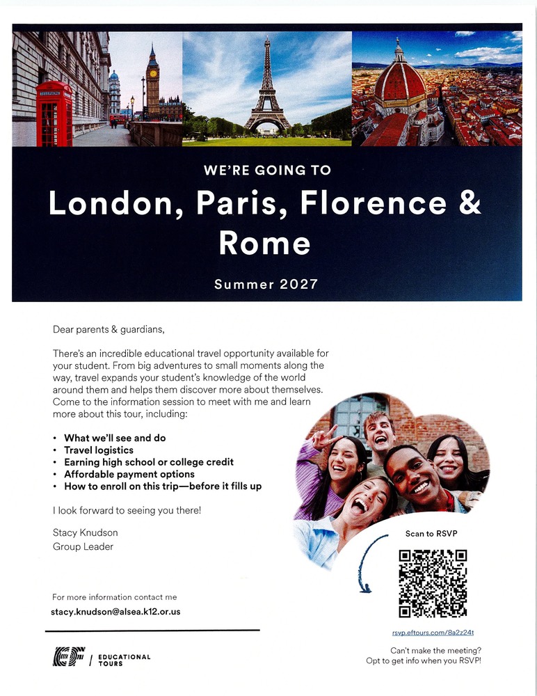 International travel info. flyer