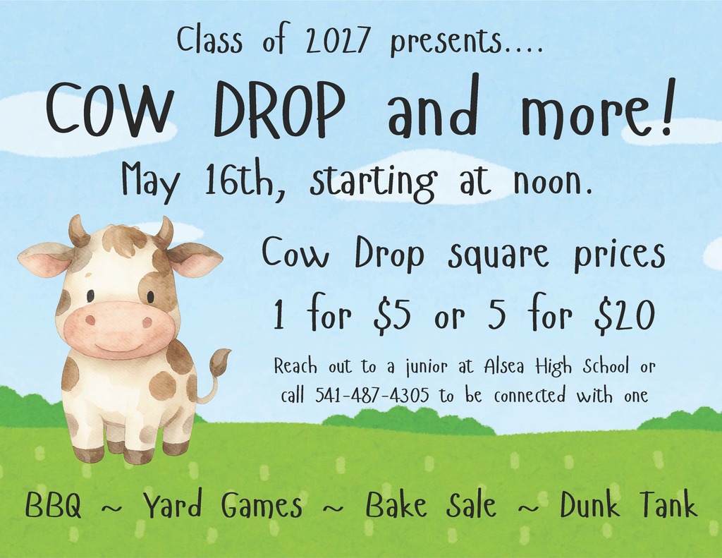 cow drop flyer