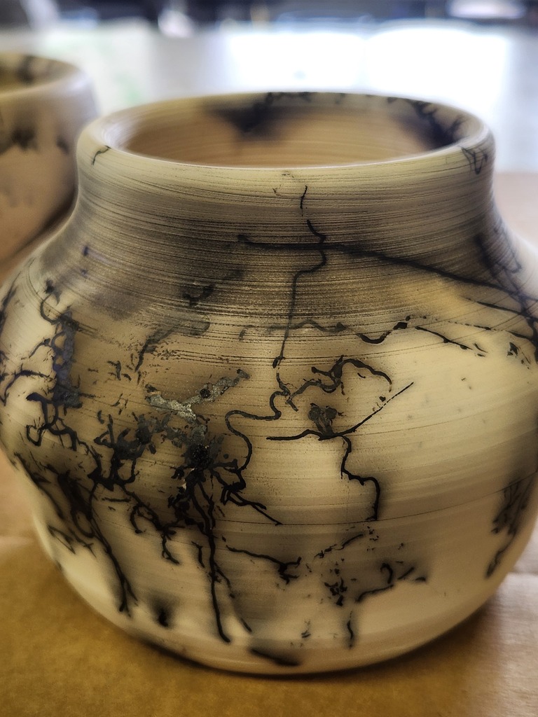 assorted pottery