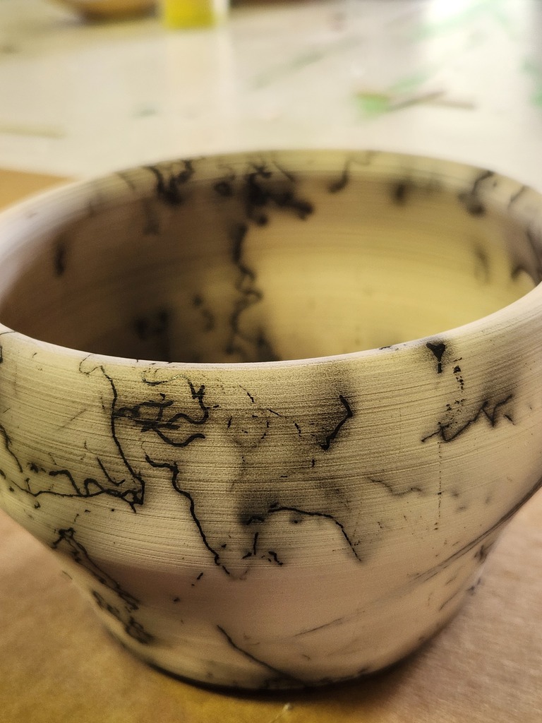 assorted pottery