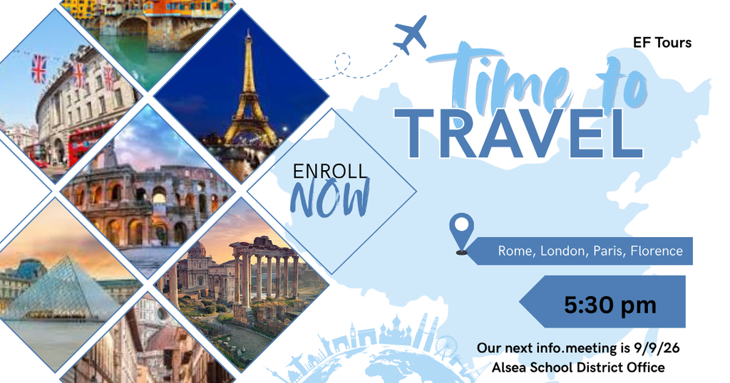 flyer for travel team to Europe