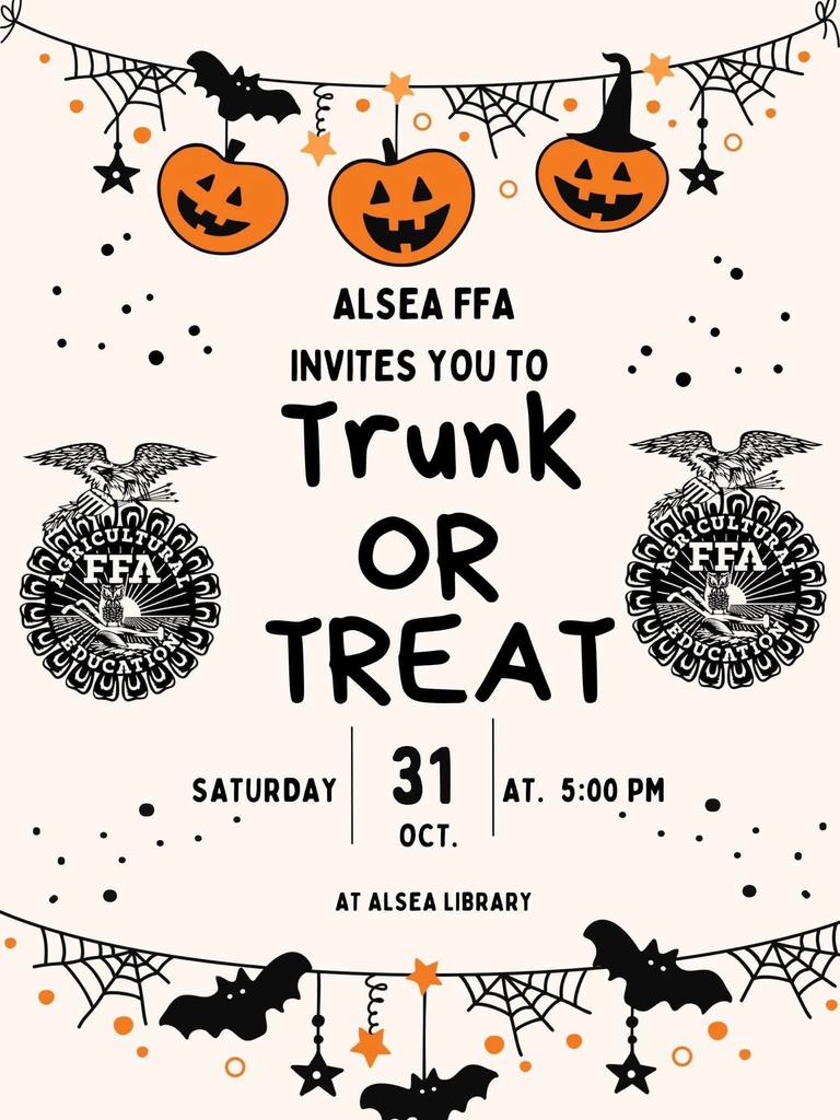 FFY flyer for trunk or treat