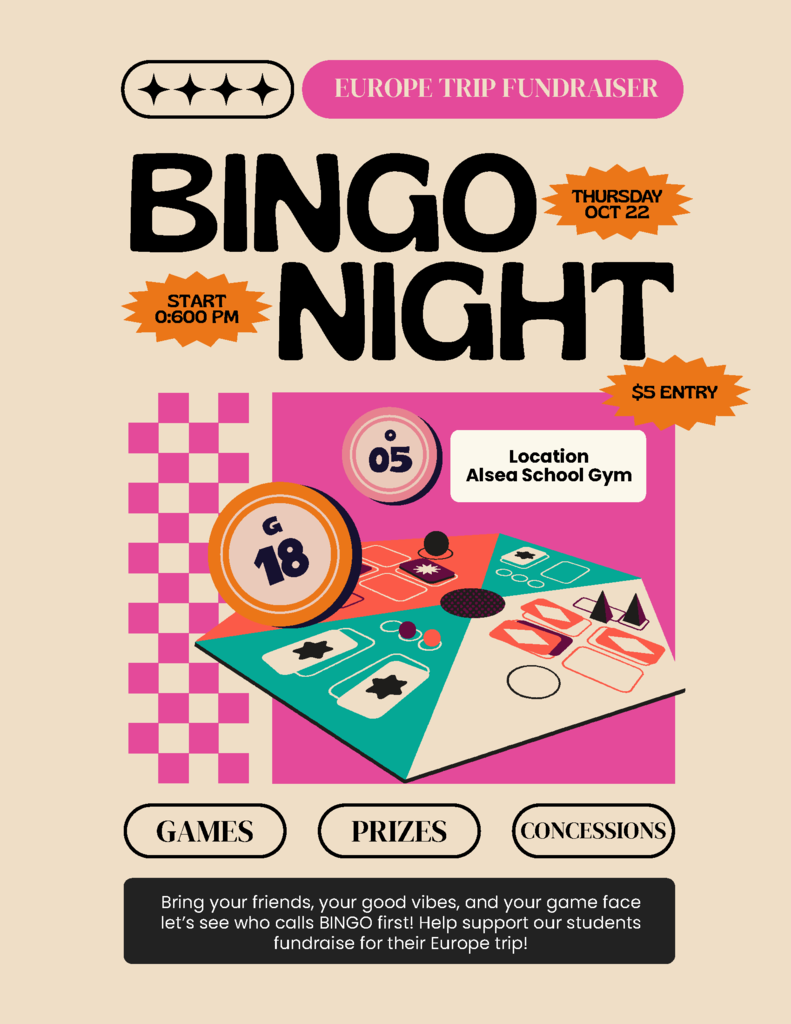 Bingo flyer