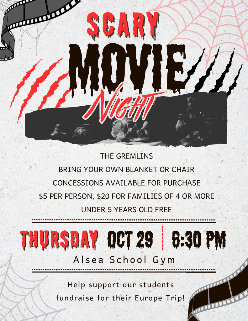 Movie night flyer