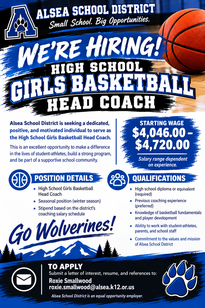 HS Girls Basketball Coach Position Flyer