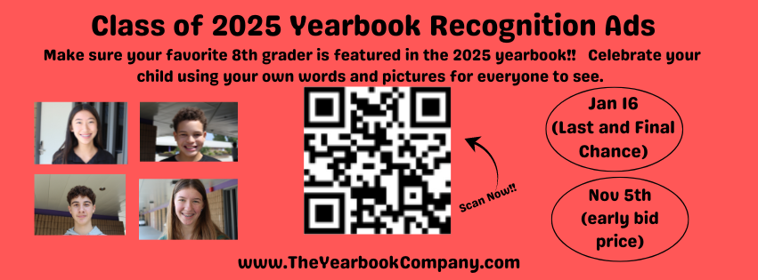 Class of 2025 Yearbook Recognition Ads