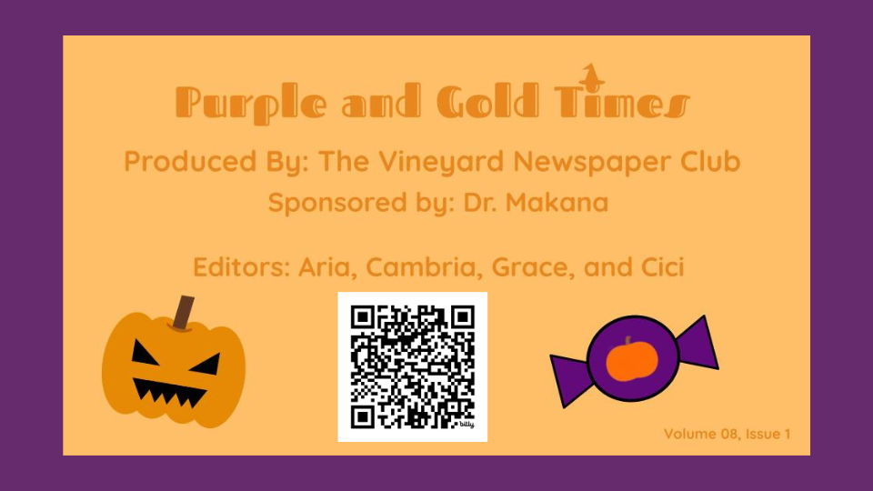 Purple & Gold Times Halloween Edition