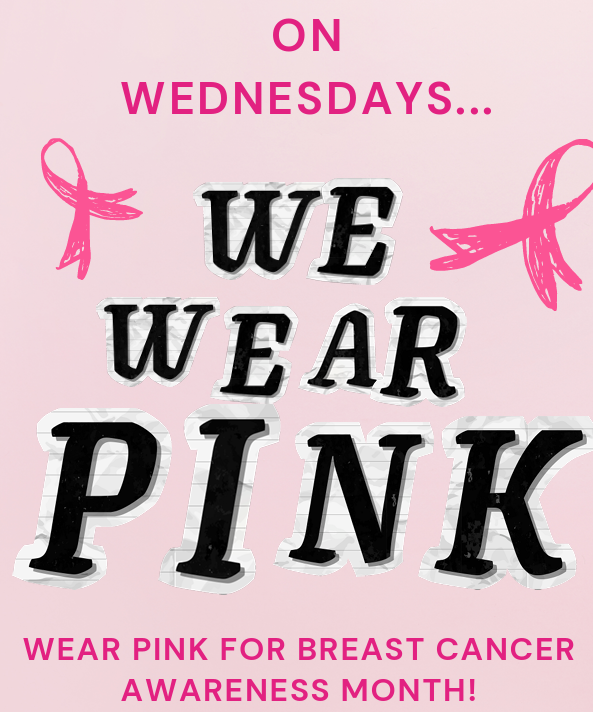On Wednesdays...Wear Pink!