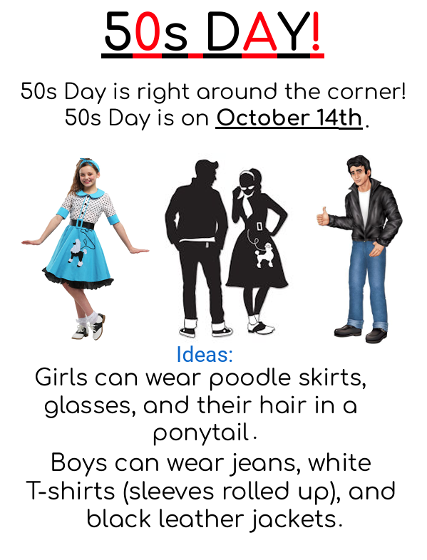 50th Day of School Spirit Day!