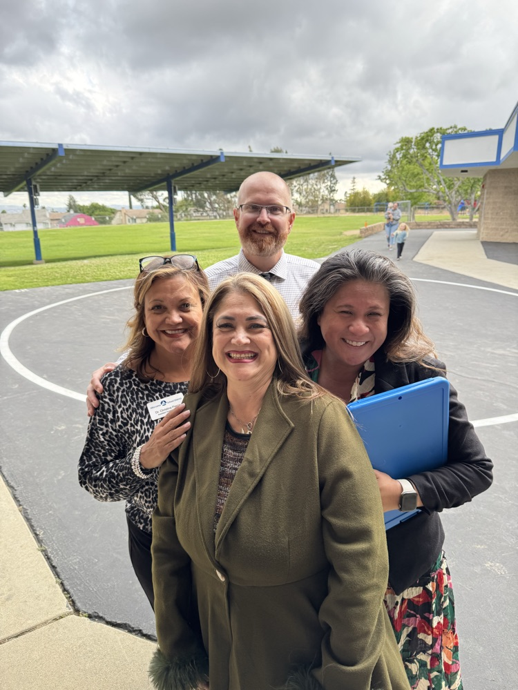 Board Vice-President Dr. Hurley, Assistant Superintendent Pierce, Director Cruz, Director Carter
