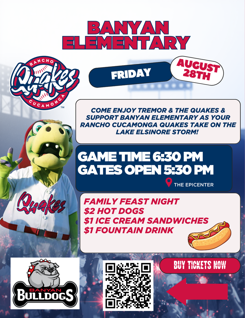 Quakes Night August 2026