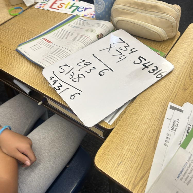 students using whiteboards to help learn math