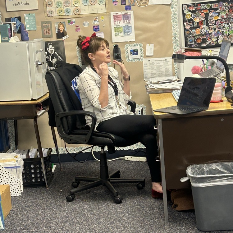 A teacher in the classroom
