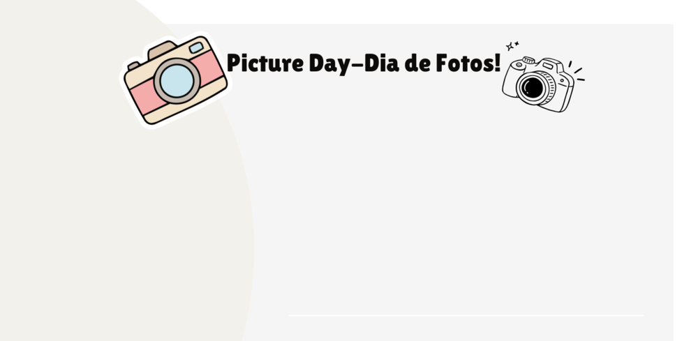 Picture Day-Dia de Fotos!