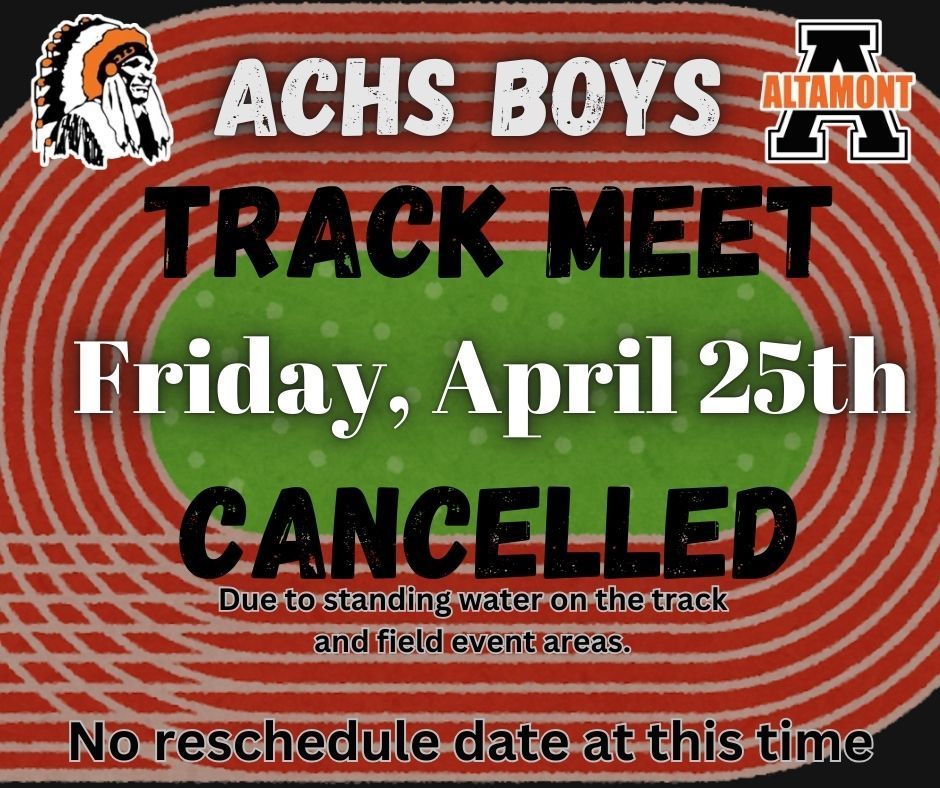 Track cancelled