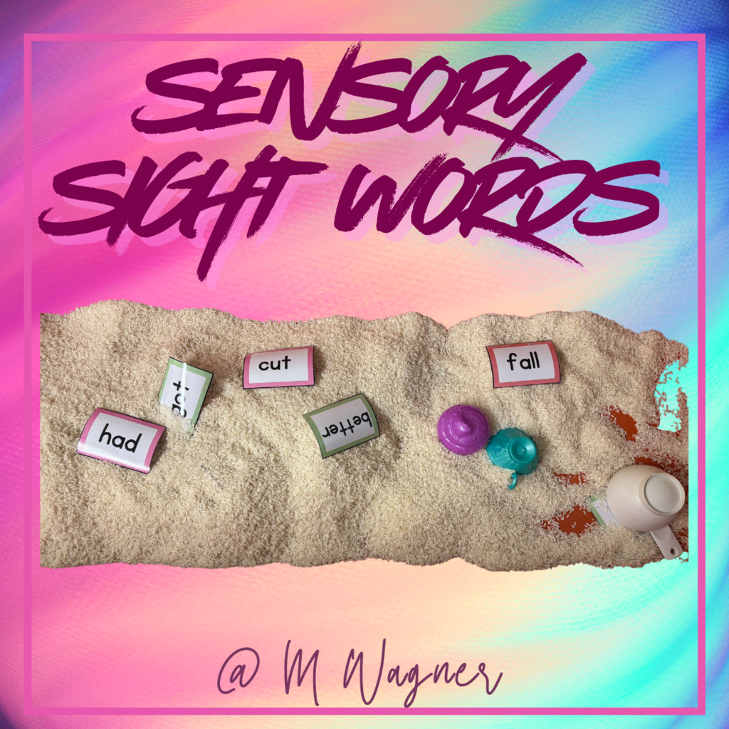 Sensory Sight Words